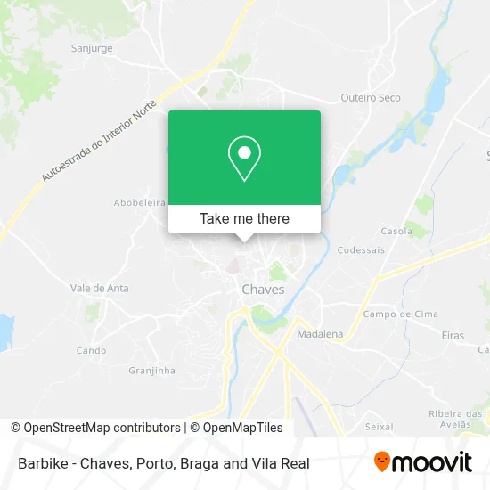 Barbike - Chaves map