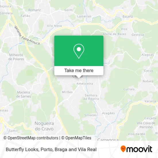 Butterfly Looks map