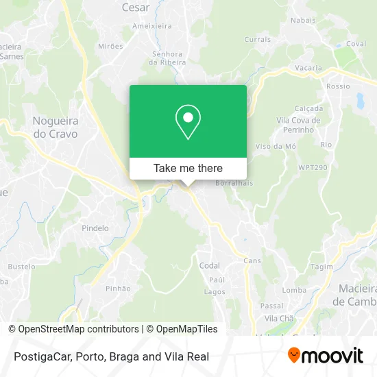 PostigaCar map