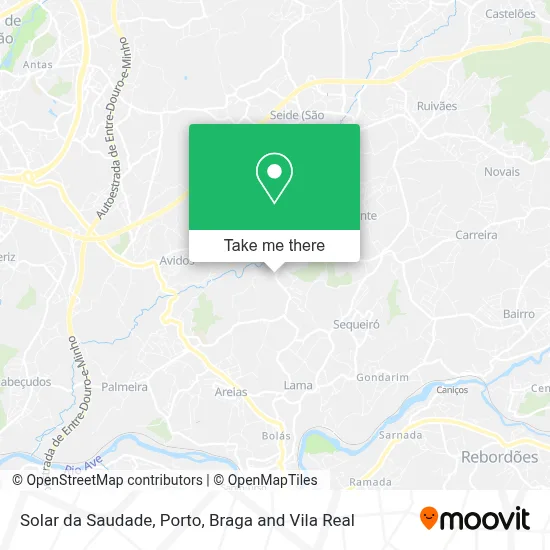Solar da Saudade map