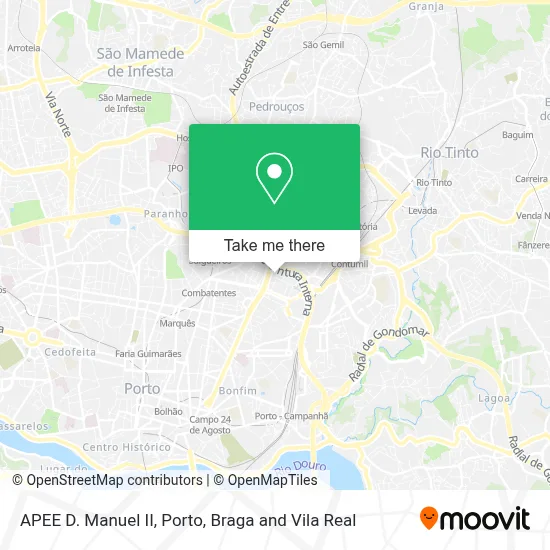 APEE D. Manuel II map