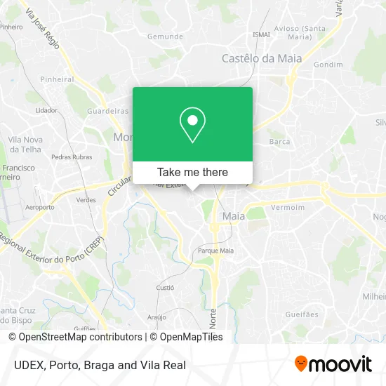 UDEX map