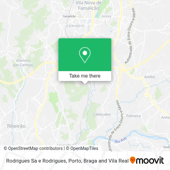 Rodrigues Sa e Rodrigues map