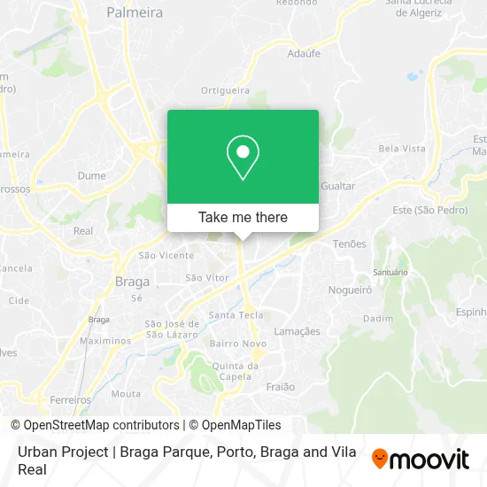 Urban Project | Braga Parque map