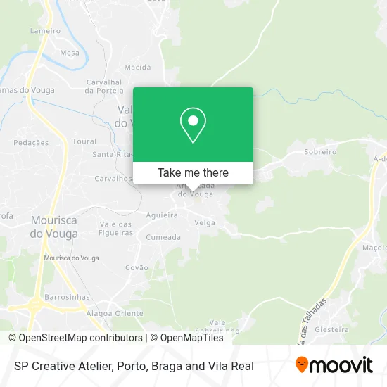SP Creative Atelier map
