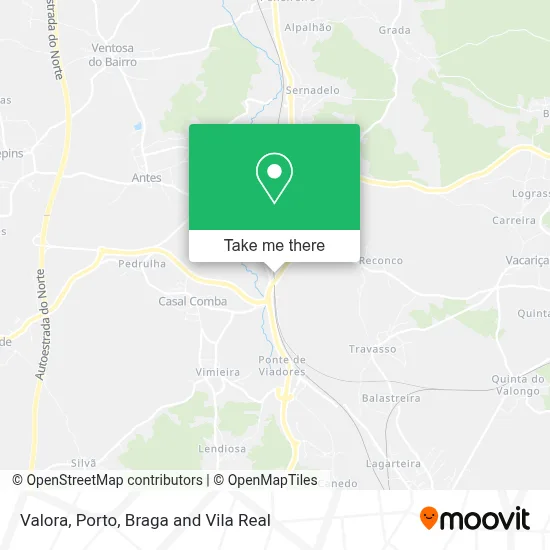 Valora map