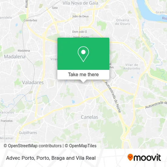 Advec Porto map