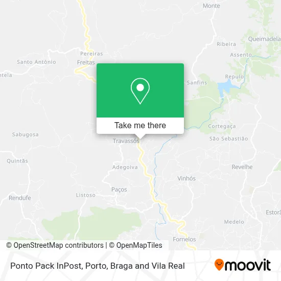 Ponto Pack InPost map