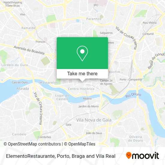 ElementoRestaurante map