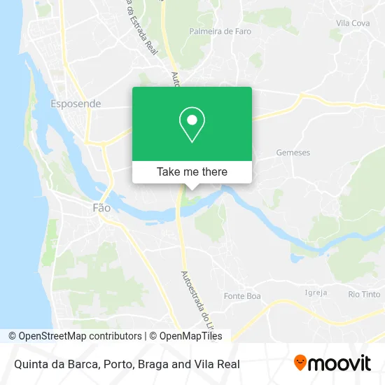 Quinta da Barca map
