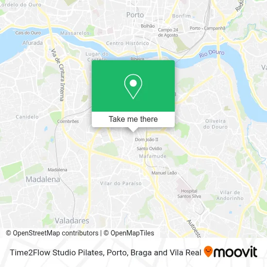 Time2Flow Studio Pilates map