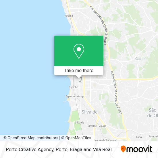 Perto Creative Agency map