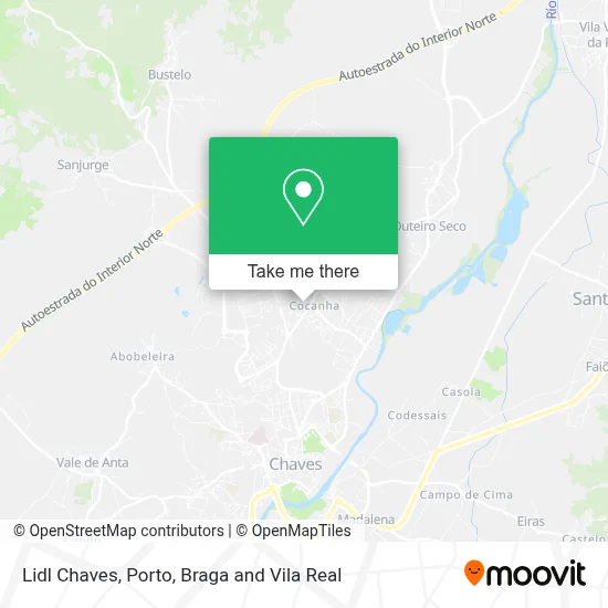 Lidl Chaves map