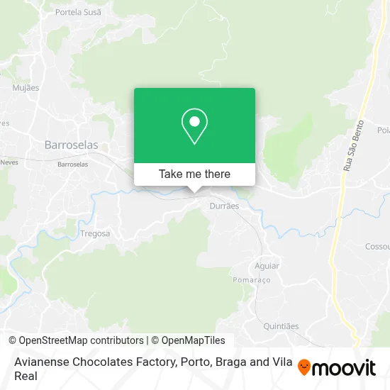 Avianense Chocolates Factory map