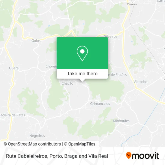 Rute Cabeleireiros map
