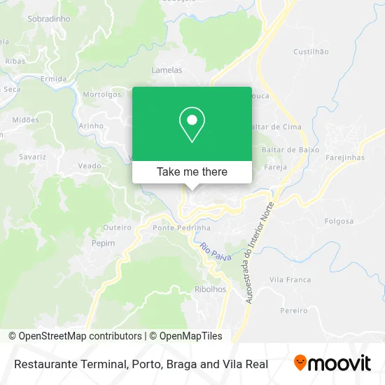 Restaurante Terminal map