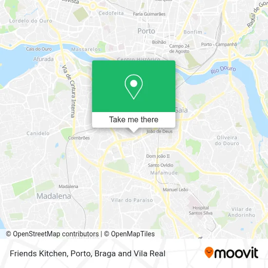 Friends Kitchen map