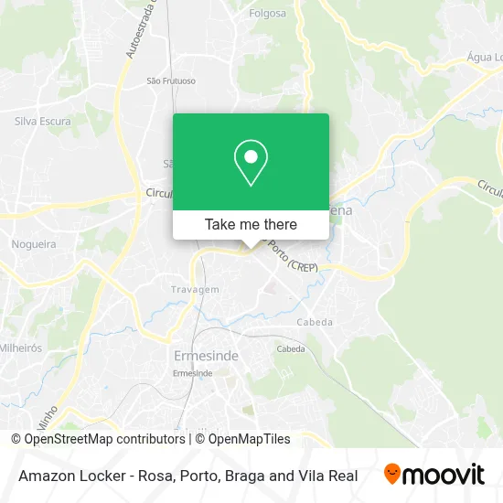 Amazon Locker - Rosa map