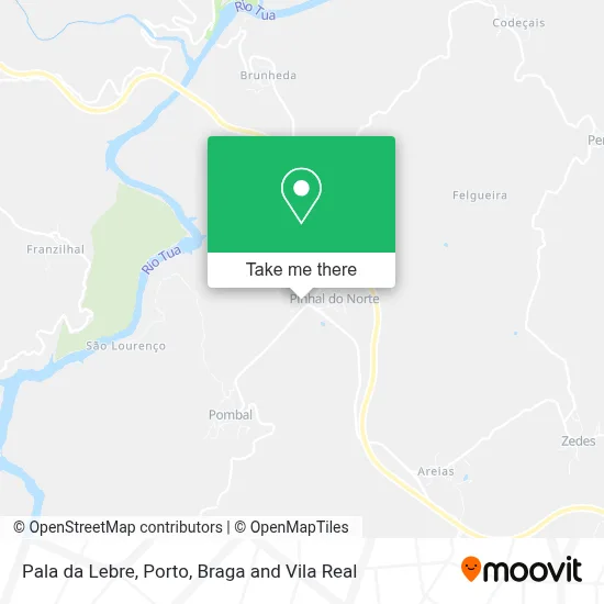 Pala da Lebre map