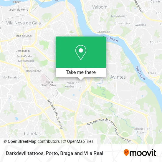 Darkdevil tattoos map