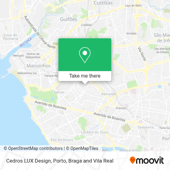 Cedros LUX Design map