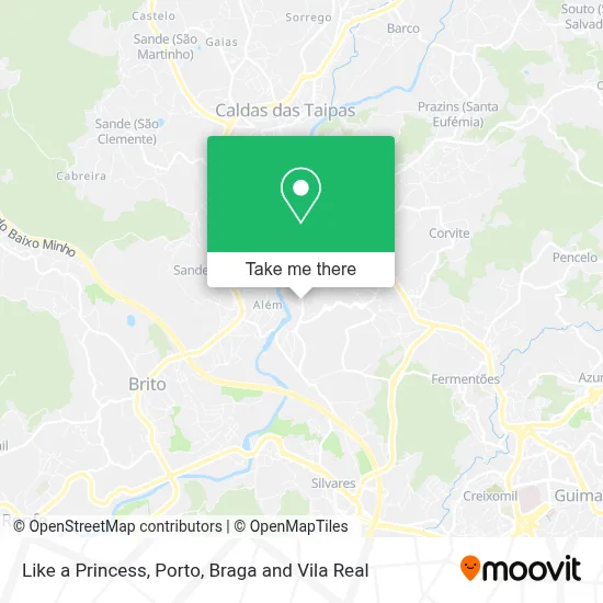 Like a Princess map
