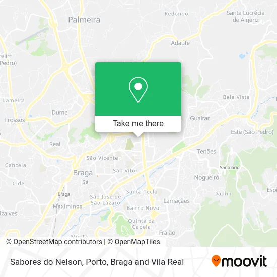 Sabores do Nelson map