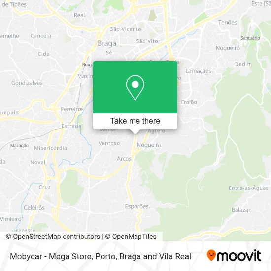 Mobycar - Mega Store map