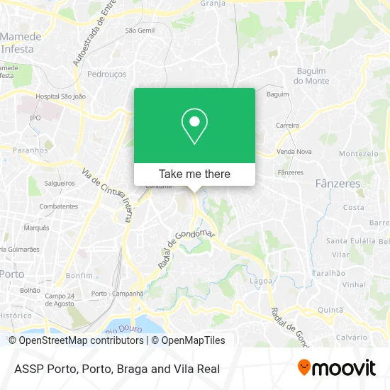 ASSP Porto map
