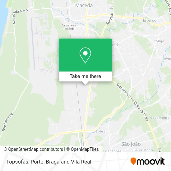 Topsofás map