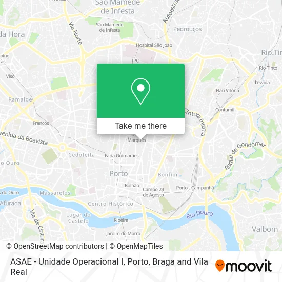 ASAE - Unidade Operacional I map