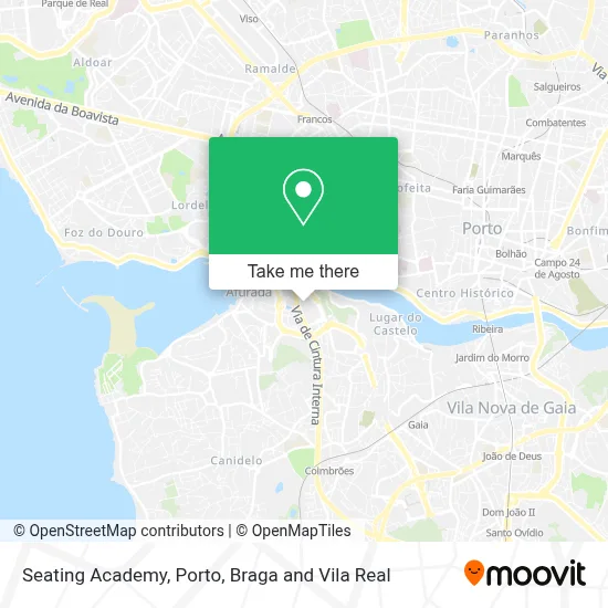 Seating Academy map