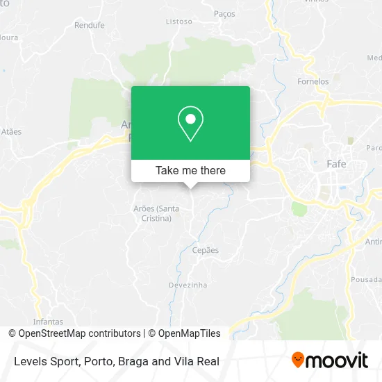 Levels Sport map