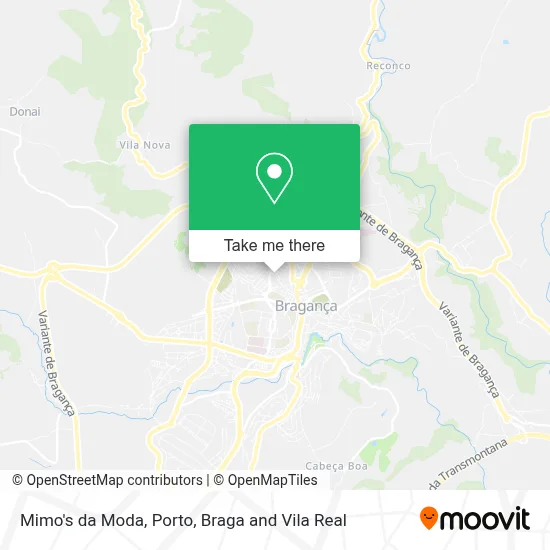 Mimo's da Moda map