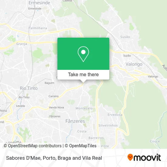 Sabores D'Mae map