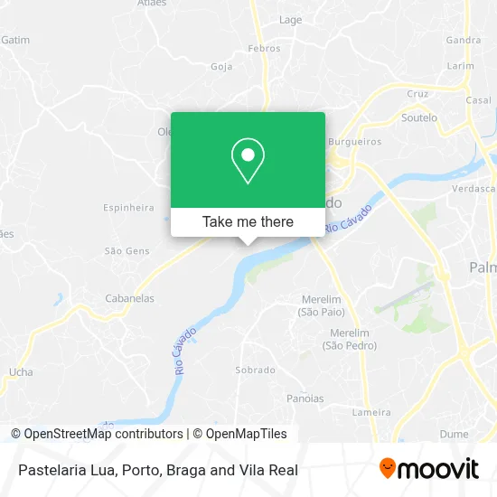 Pastelaria Lua map