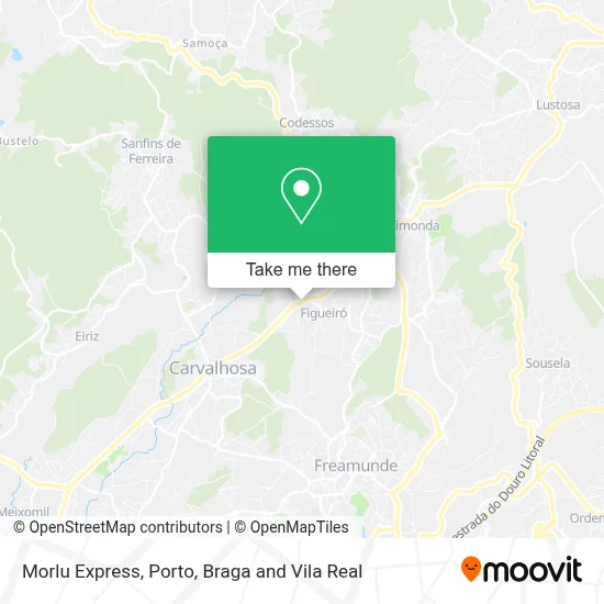 Morlu Express map