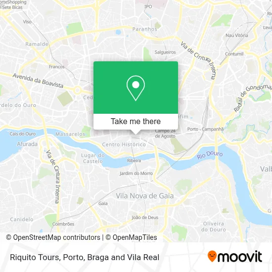 Riquito Tours mapa