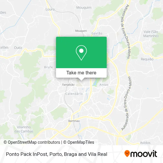 Ponto Pack InPost map