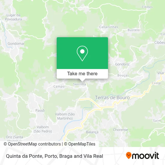 Quinta da Ponte map