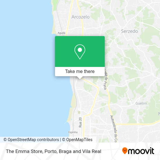 The Emma Store map