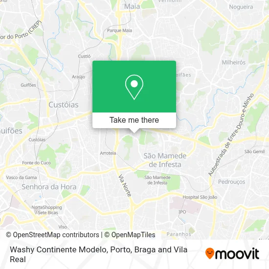 Washy Continente Modelo map