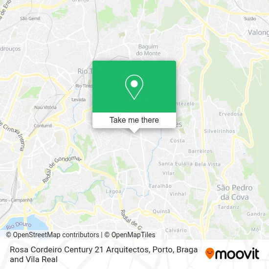 Rosa Cordeiro Century 21 Arquitectos map