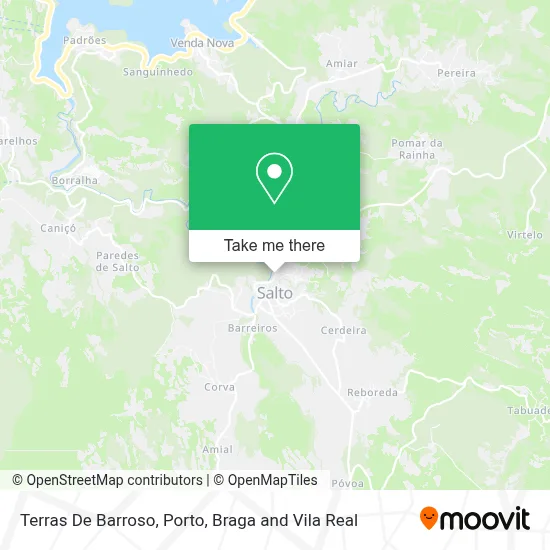Terras De Barroso map