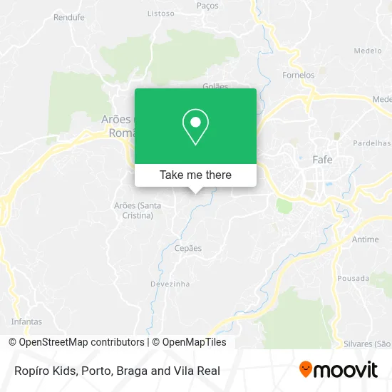 Ropíro Kids map