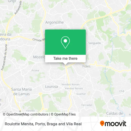 Roulotte Menita map
