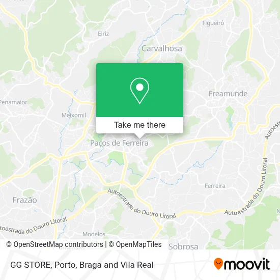 GG STORE map