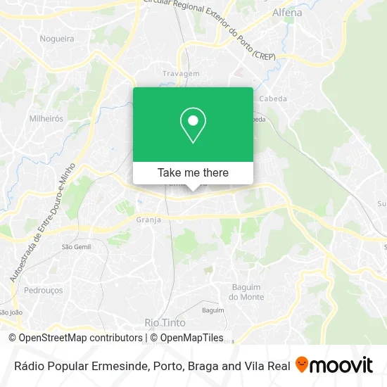 Rádio Popular Ermesinde map