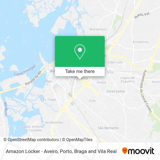 Amazon Locker - Aveiro map