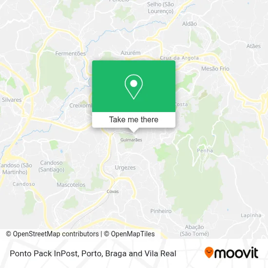 Ponto Pack InPost map